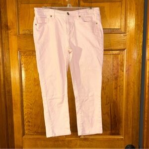 Michael Kors Women's Light Pink skinny cropped Pants Size 6-EUC